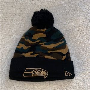 Camo Seahawks beanie!!!🇺🇸🇺🇸💚💙
